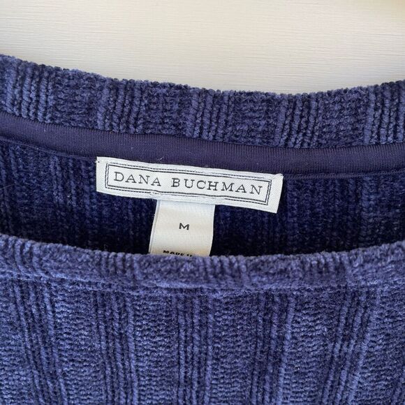 Dana Buchman Blue Super Soft Crew Neck Blue Sweater Women’s - Size M - Picture 3 of 7